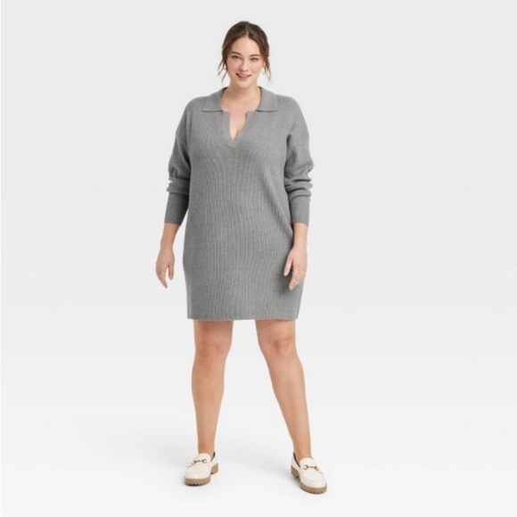 Collared Sweater Dress: A New Day Long Sleeve Polo
Sweater Dress nwt - Picture 4 of 10